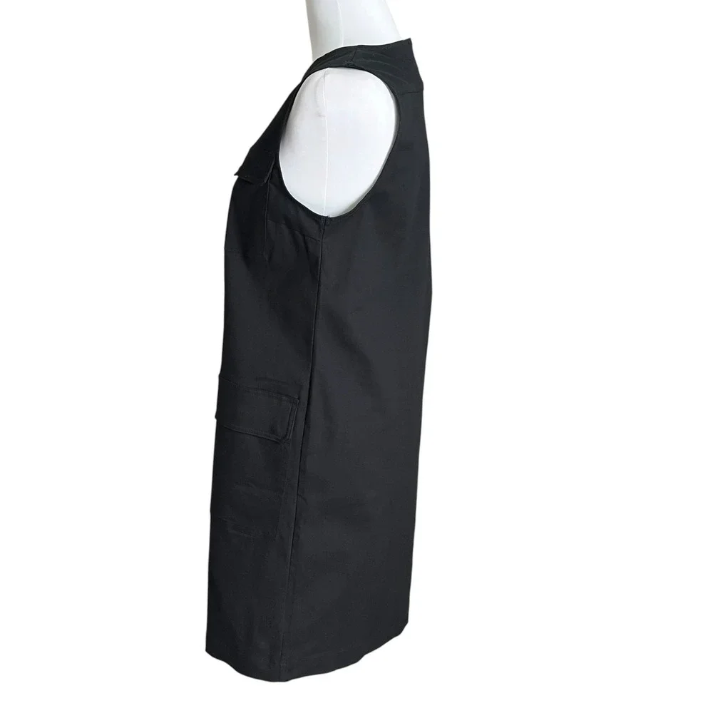 Tuckernuck Sydney Shift Dress Women's XS Black Utility Sleeveless Classic New - Picture 4 of 8